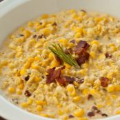 Sides (Creamed Corn with Bacon)