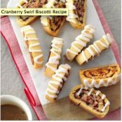 Cranberry Swirl Biscotti Recipe
