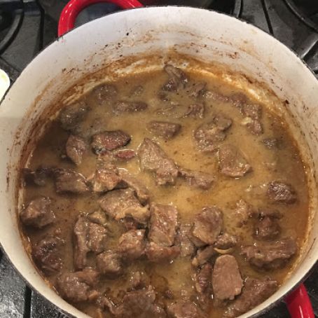 Lamb Stew (Simca's) with Garlic