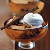 Pumpkin Mousse with Walnut-Toffee Crunch