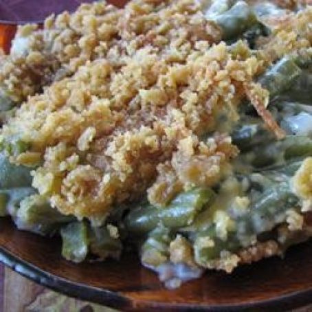 Ritz Cracker Green Bean Casserole