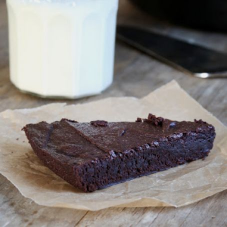 Gluten Free Skillet Brownies - Gluten-Free on a Shoestring