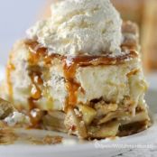 Upside Down Cheesecake Apple Pie