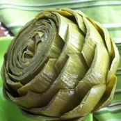 Steamed Whole Artichokes