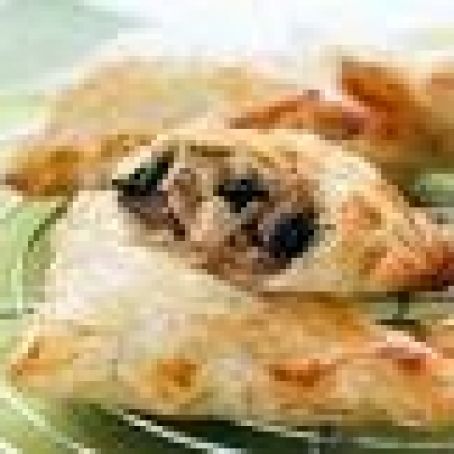 BBQ Chicken & Eggplant Triangles