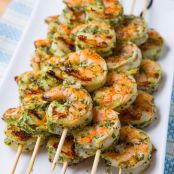 Pesto Grilled Shrimp or Chicken