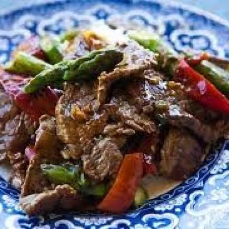 Beef & Peppers Stir-Fry