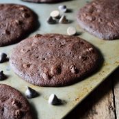 DOUBLE CHOCOLATE CHIP COCONUT FLOUR COOKIES