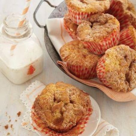 Peach Cobbler Muffins