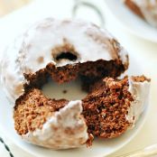 Baked Chocolate Cake Donuts