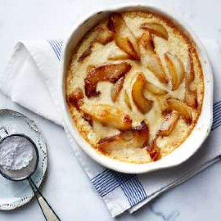 Caramelized Pear Custard