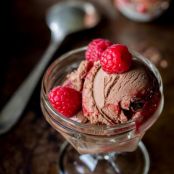 Chocolate Chocolate-Chunk Raspberry Swirl Ice Cream