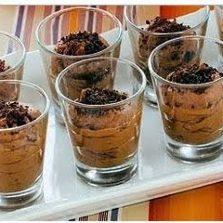 Chocolate and hazelnut mousse