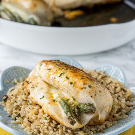 Asparagus Stuffed Chicken