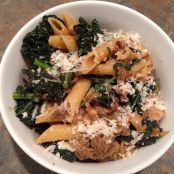 Farfalle with Sausage, Cannellini Beans, and Kale
