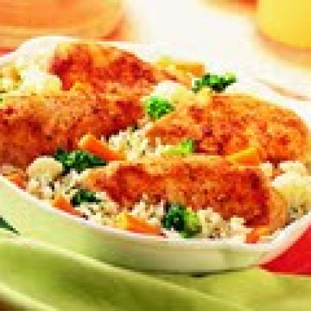 Skillet Garlic Chicken Dinner