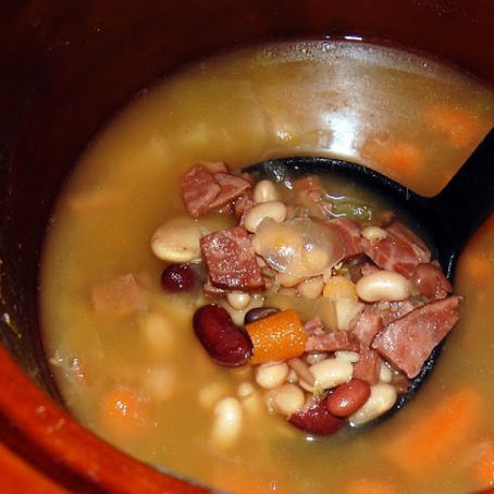 Basic Ham and Bean Soup