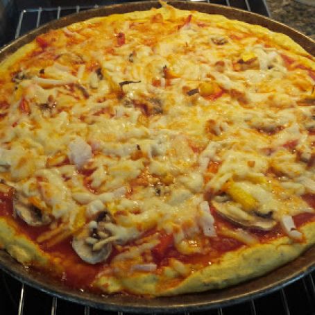 Pizza with Chicken Breast Crust