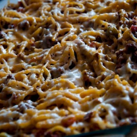 Baked Spaghetti - Paula Deen