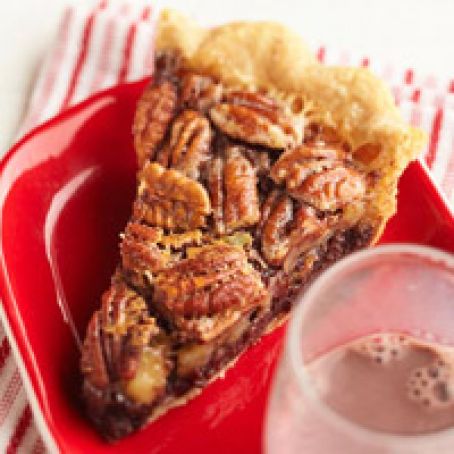 Miss Aimee B's Black Bottom Pecan Pie