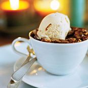 Apple Crumble Cakes with Chestnuts