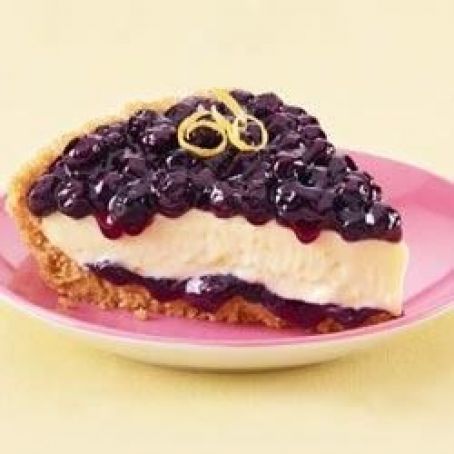 Lemony Blueberry Layered Pie