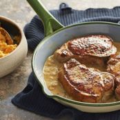 Pork Chops with Sage-Onion Gravy