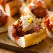 Meatball Parm Sub Sliders
