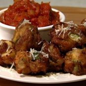 Zucchini and Parm Fritters