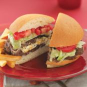 Herb & Cheese-Stuffed Burgers