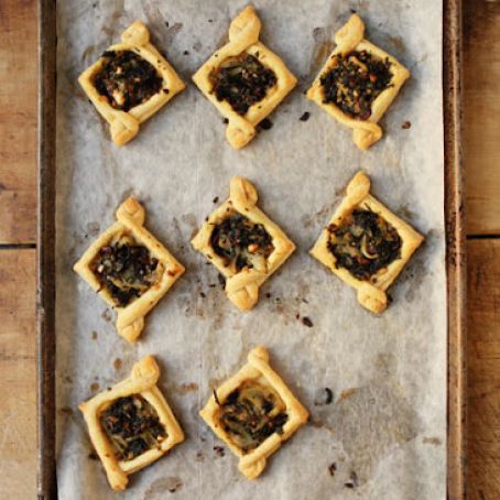 Tart: Kale Tarts with Fennel and Olives