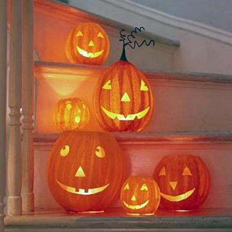 Papier-Mache Pumpkins