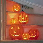 Papier-Mache Pumpkins