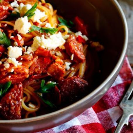 Tomato & Chorizo Pasta