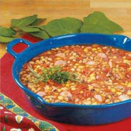 Black Eyed Pea and Sausage Stew