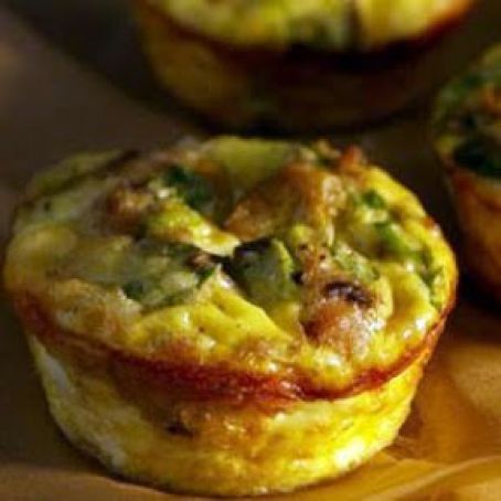 Mini Mushroom-&-Sausage Quiches - EatingWell