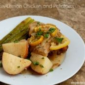 Slow Cooker Lemon Chicken and Potatoes