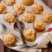 David Venable's Apple Cinnamon Muffins with Caramel Centers