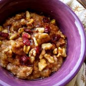 Overnight Cinnamon Apple Oatmeal