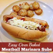 Oven Baked Meatball Subs