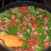 Spicy Tomato Beef & Kale