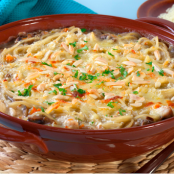 CHICKEN TETRAZZINI CASSEROLE