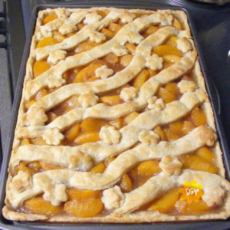 Peach Slab Pie