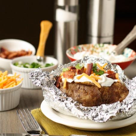 Crock Pot Baked Potatoes