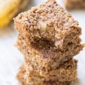bars - flourless banana-quinoa breakfast bars