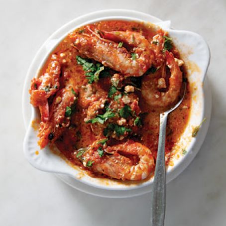 Shrimp with Tomatoes and Feta (Garides Saganaki)