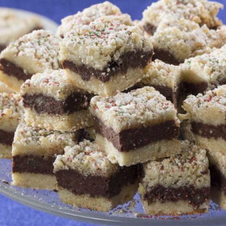 Snow-Topped Chocolate Bars