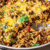 One Skillet Mexican Rice