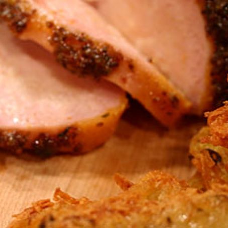 HAM****Maple-Glazed Peameal Bacon with Rosti
