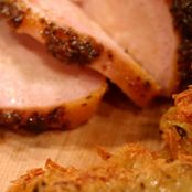 HAM****Maple-Glazed Peameal Bacon with Rosti